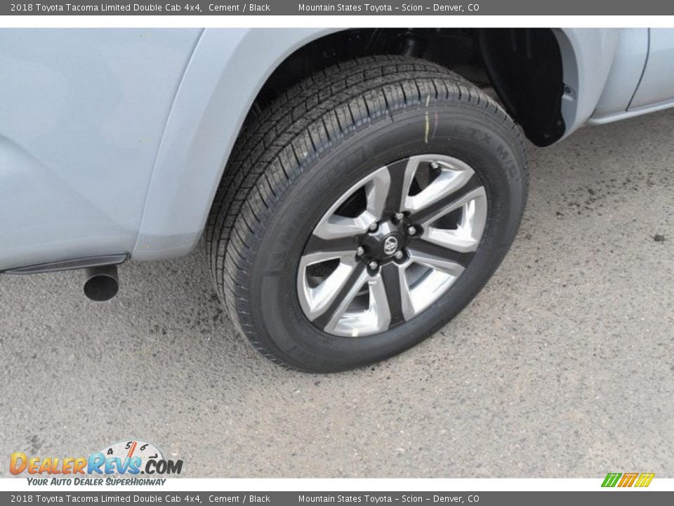 2018 Toyota Tacoma Limited Double Cab 4x4 Cement / Black Photo #35