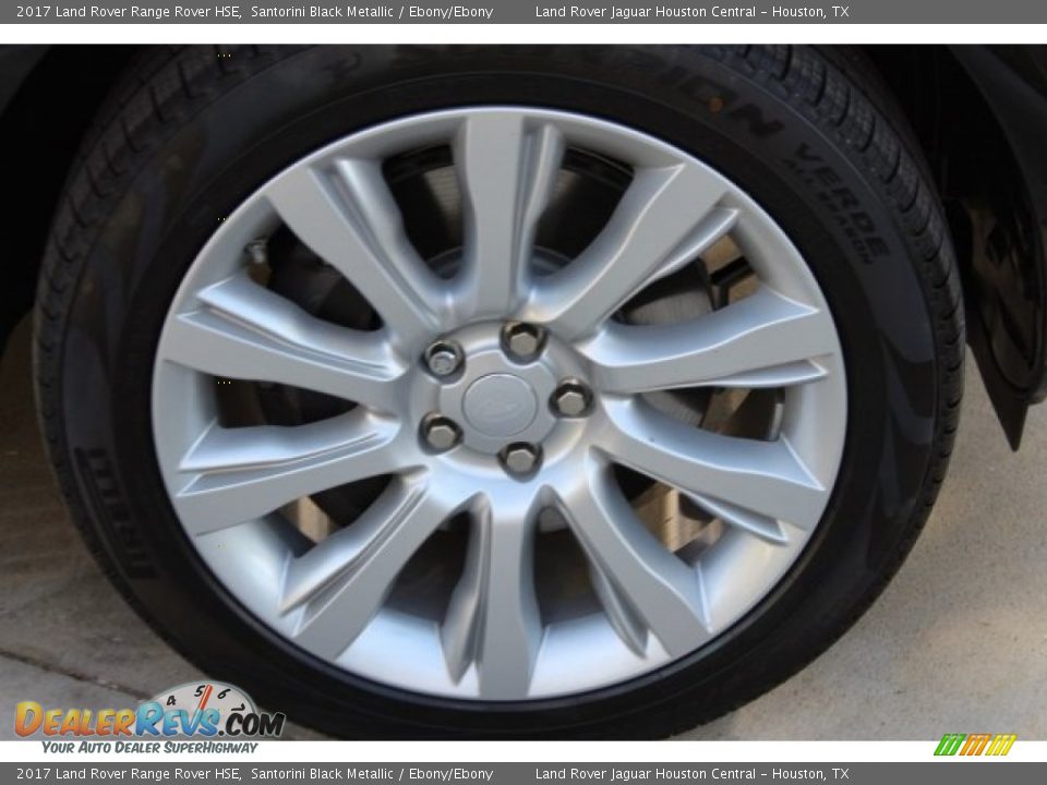 2017 Land Rover Range Rover HSE Santorini Black Metallic / Ebony/Ebony Photo #10