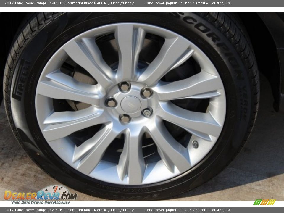 2017 Land Rover Range Rover HSE Santorini Black Metallic / Ebony/Ebony Photo #11