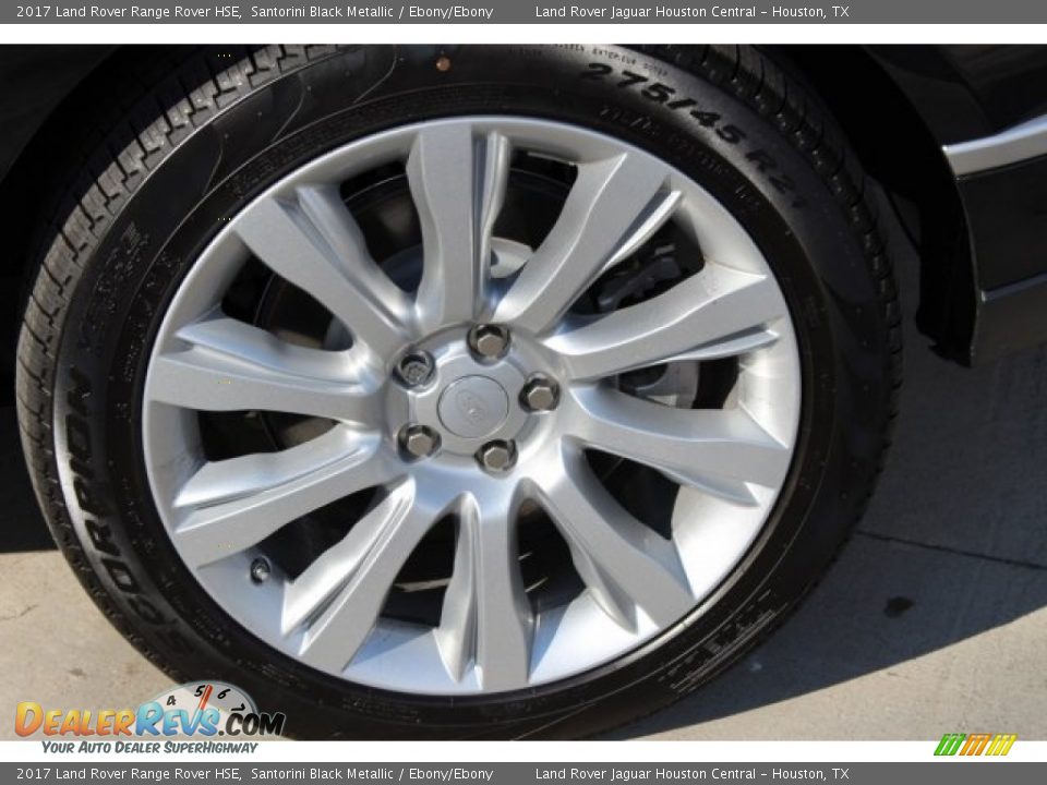 2017 Land Rover Range Rover HSE Santorini Black Metallic / Ebony/Ebony Photo #12