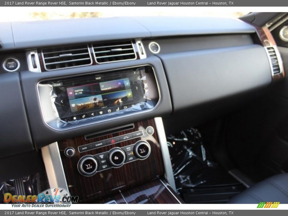 2017 Land Rover Range Rover HSE Santorini Black Metallic / Ebony/Ebony Photo #19