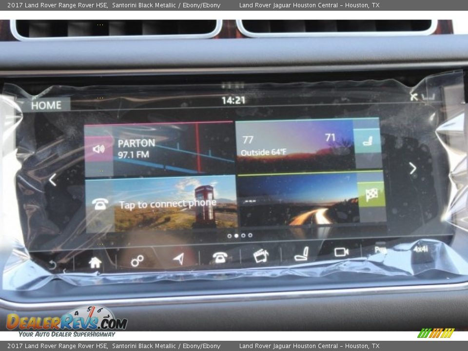 2017 Land Rover Range Rover HSE Santorini Black Metallic / Ebony/Ebony Photo #21