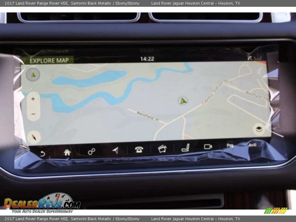 2017 Land Rover Range Rover HSE Santorini Black Metallic / Ebony/Ebony Photo #25