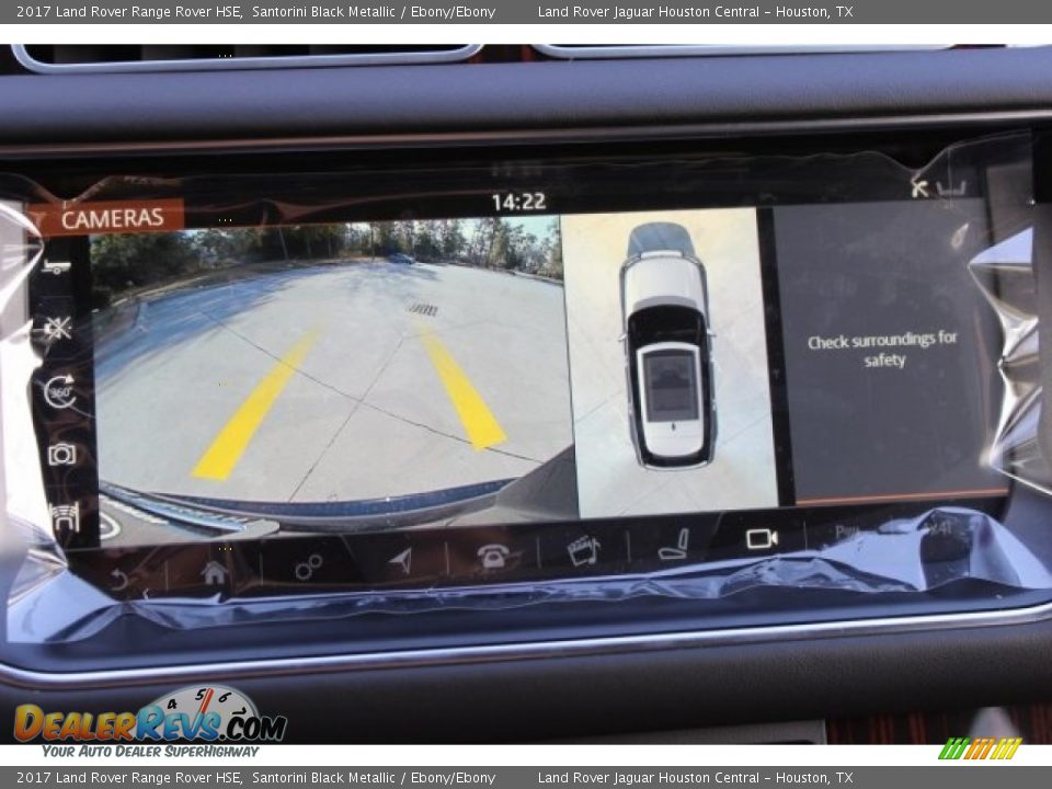2017 Land Rover Range Rover HSE Santorini Black Metallic / Ebony/Ebony Photo #26