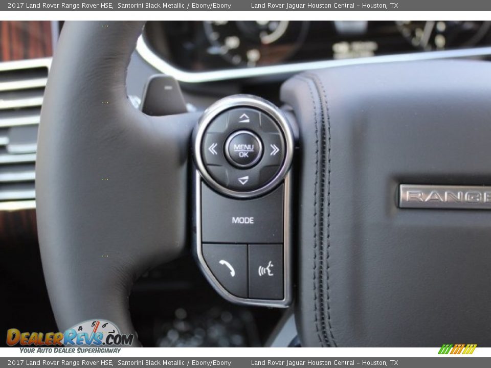 2017 Land Rover Range Rover HSE Santorini Black Metallic / Ebony/Ebony Photo #27