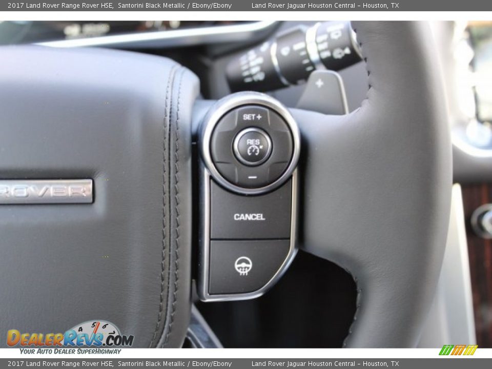 2017 Land Rover Range Rover HSE Santorini Black Metallic / Ebony/Ebony Photo #28