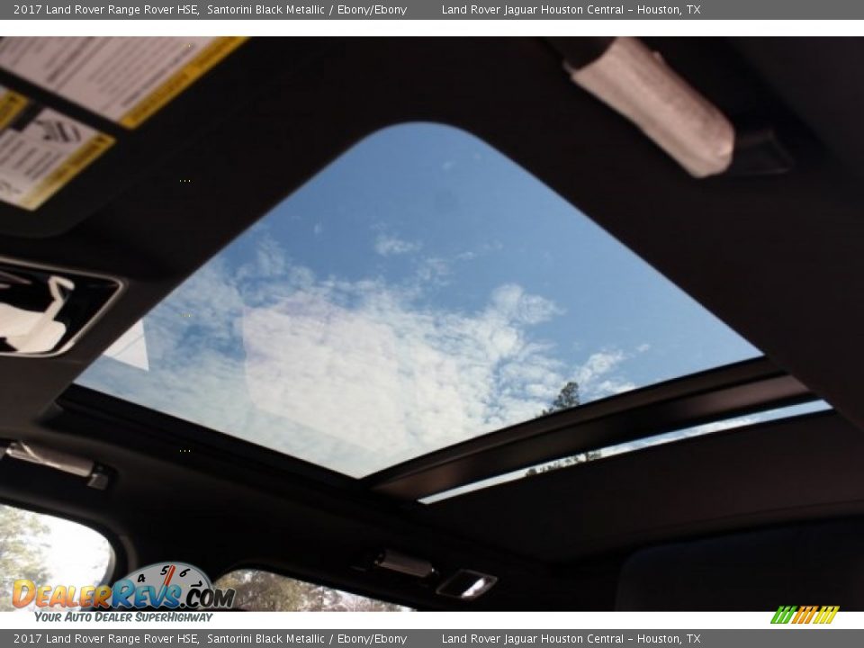 2017 Land Rover Range Rover HSE Santorini Black Metallic / Ebony/Ebony Photo #30