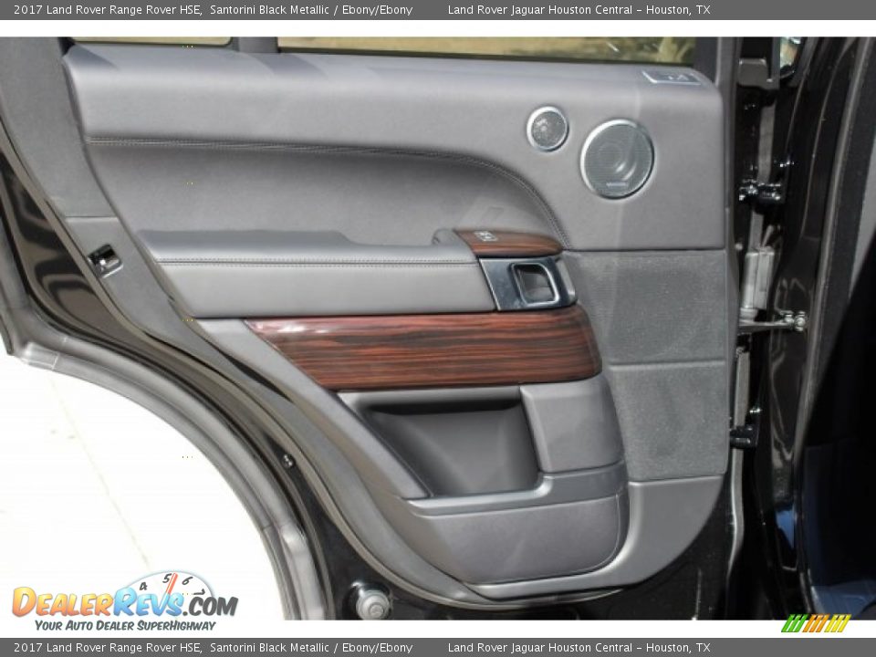 2017 Land Rover Range Rover HSE Santorini Black Metallic / Ebony/Ebony Photo #31
