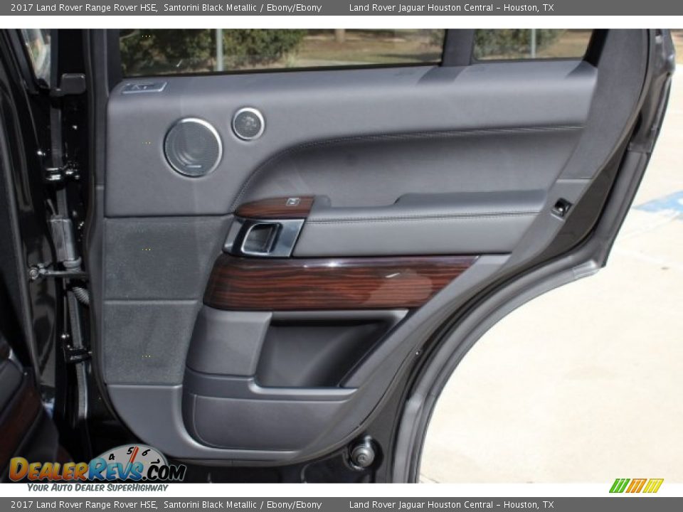 2017 Land Rover Range Rover HSE Santorini Black Metallic / Ebony/Ebony Photo #36