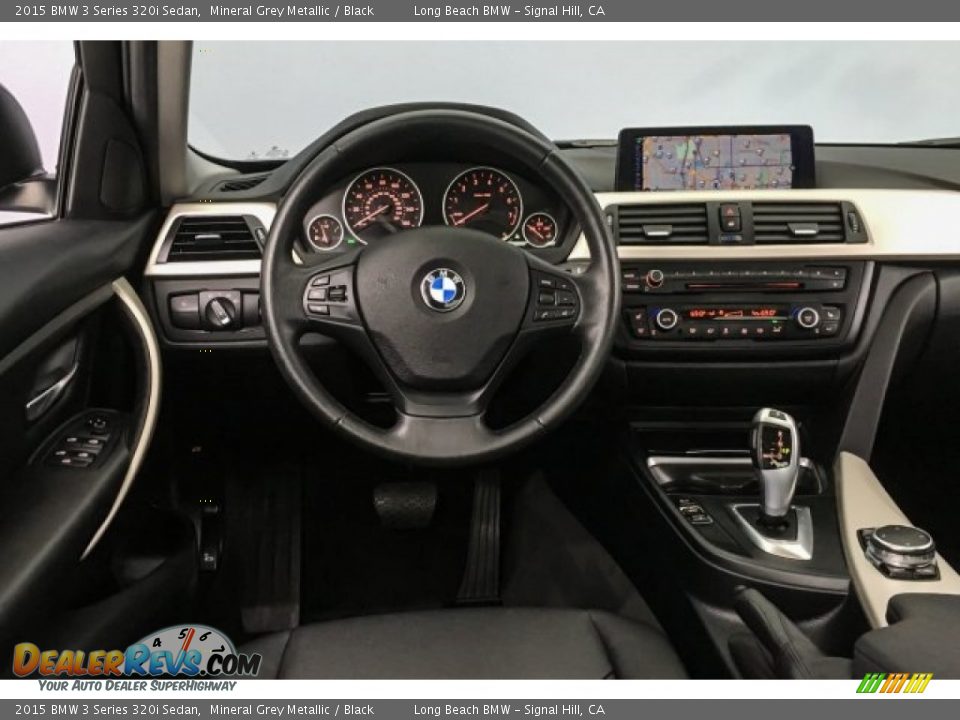2015 BMW 3 Series 320i Sedan Mineral Grey Metallic / Black Photo #4