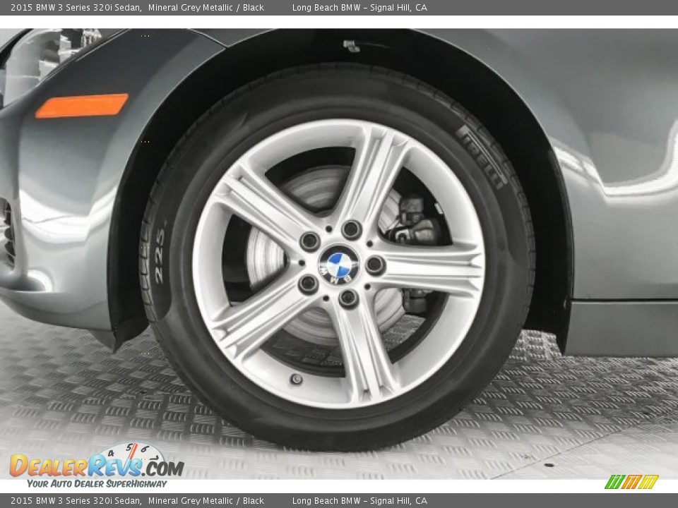 2015 BMW 3 Series 320i Sedan Mineral Grey Metallic / Black Photo #8