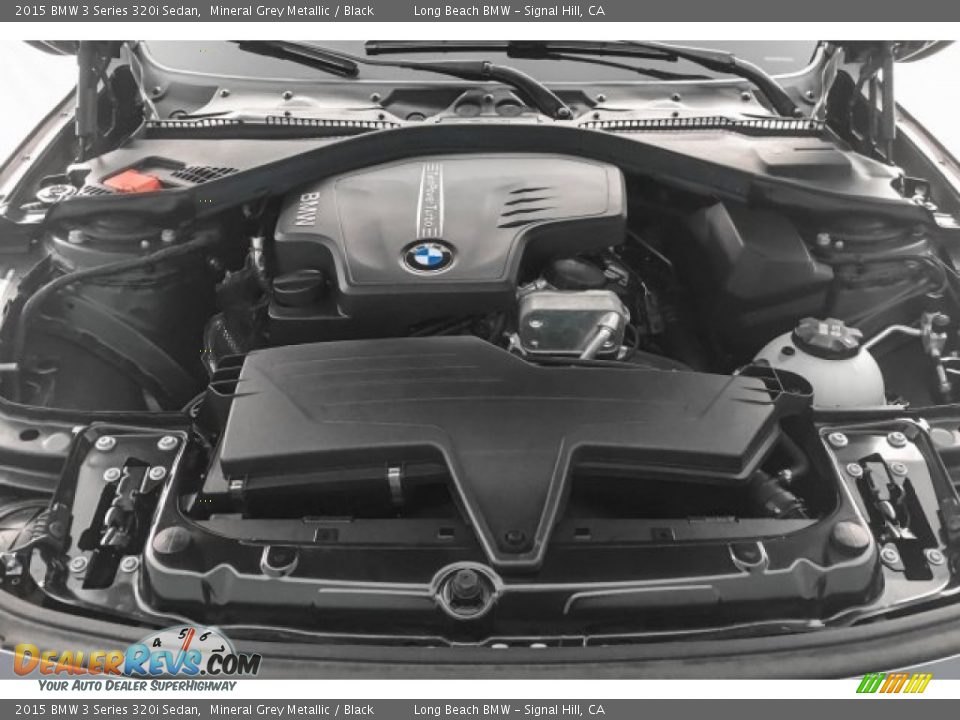 2015 BMW 3 Series 320i Sedan Mineral Grey Metallic / Black Photo #9