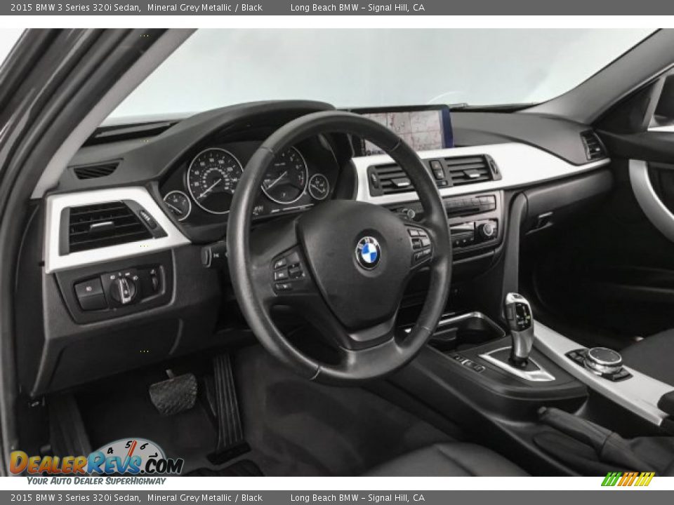 2015 BMW 3 Series 320i Sedan Mineral Grey Metallic / Black Photo #19