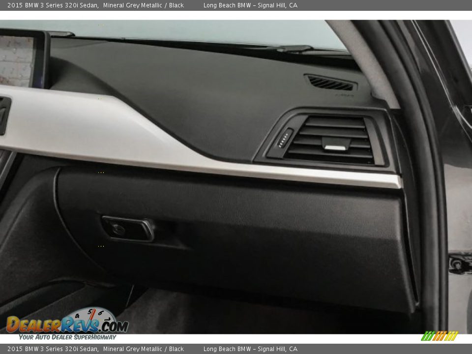 2015 BMW 3 Series 320i Sedan Mineral Grey Metallic / Black Photo #23