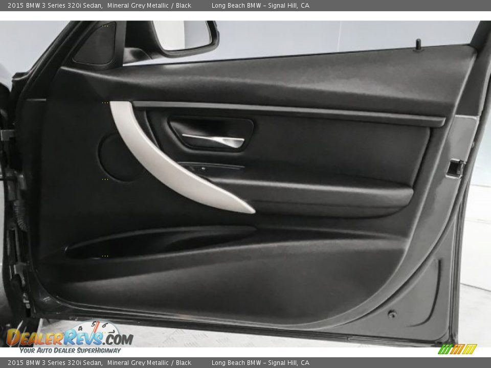 2015 BMW 3 Series 320i Sedan Mineral Grey Metallic / Black Photo #26