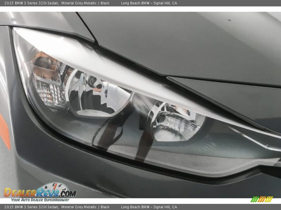 2015 BMW 3 Series 320i Sedan Mineral Grey Metallic / Black Photo #28