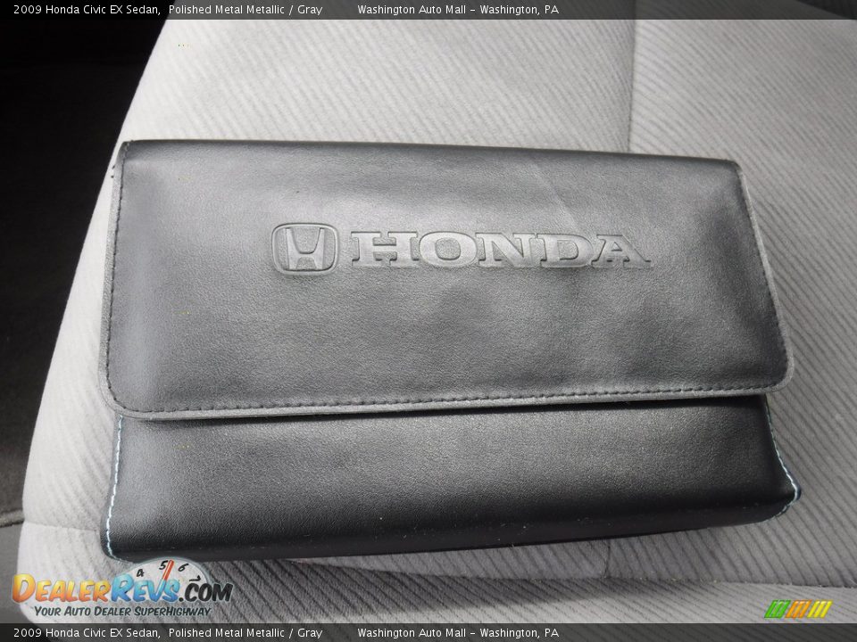 2009 Honda Civic EX Sedan Polished Metal Metallic / Gray Photo #22