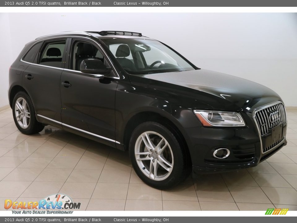 2013 Audi Q5 2.0 TFSI quattro Brilliant Black / Black Photo #1