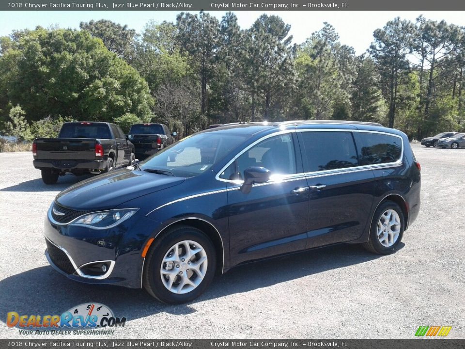 2018 Chrysler Pacifica Touring Plus Jazz Blue Pearl / Black/Alloy Photo #1