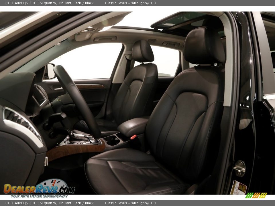 2013 Audi Q5 2.0 TFSI quattro Brilliant Black / Black Photo #6