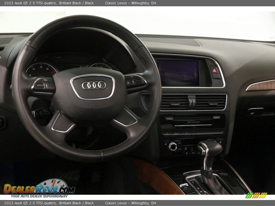 2013 Audi Q5 2.0 TFSI quattro Brilliant Black / Black Photo #7