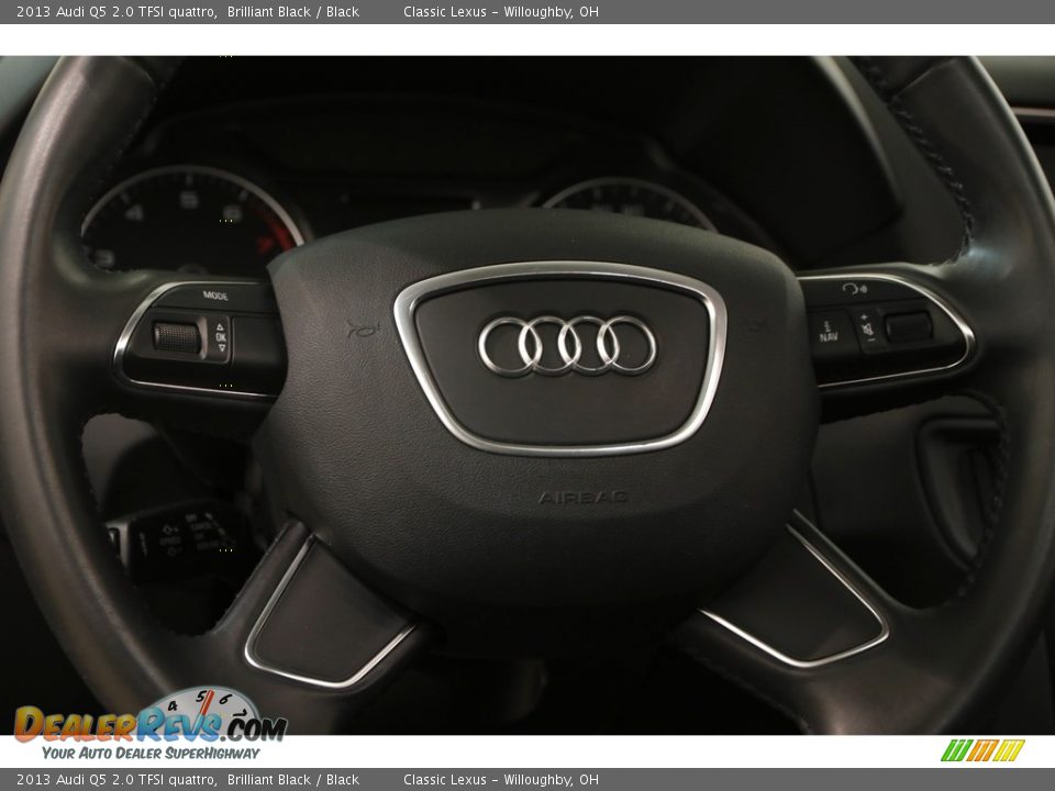 2013 Audi Q5 2.0 TFSI quattro Brilliant Black / Black Photo #8