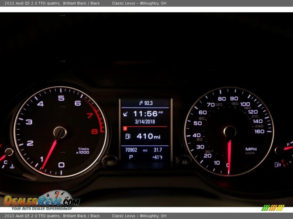 2013 Audi Q5 2.0 TFSI quattro Brilliant Black / Black Photo #9