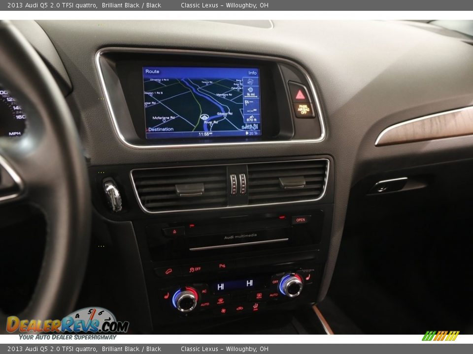 2013 Audi Q5 2.0 TFSI quattro Brilliant Black / Black Photo #10