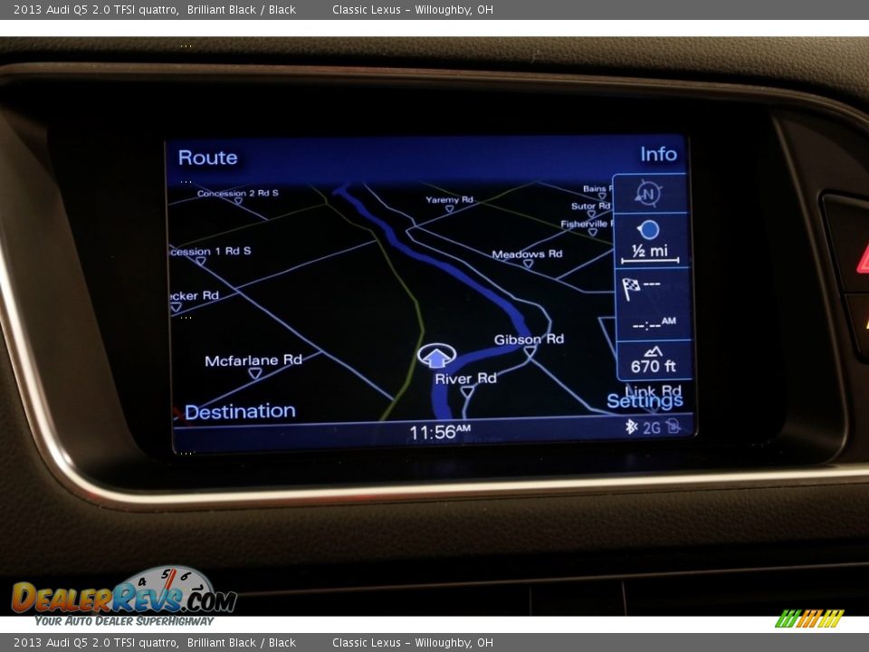 2013 Audi Q5 2.0 TFSI quattro Brilliant Black / Black Photo #11