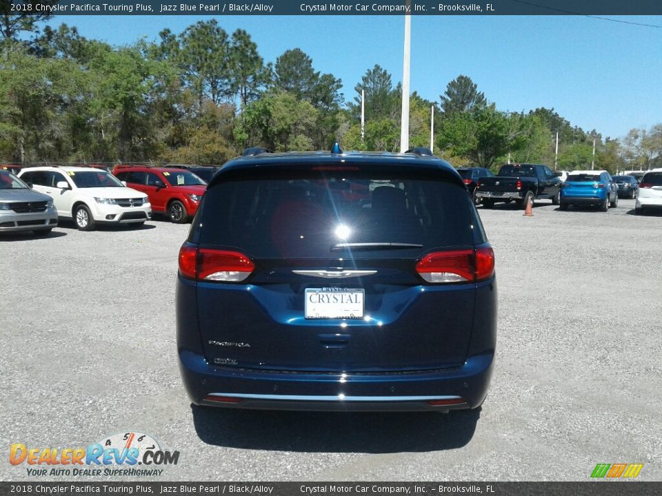 2018 Chrysler Pacifica Touring Plus Jazz Blue Pearl / Black/Alloy Photo #4