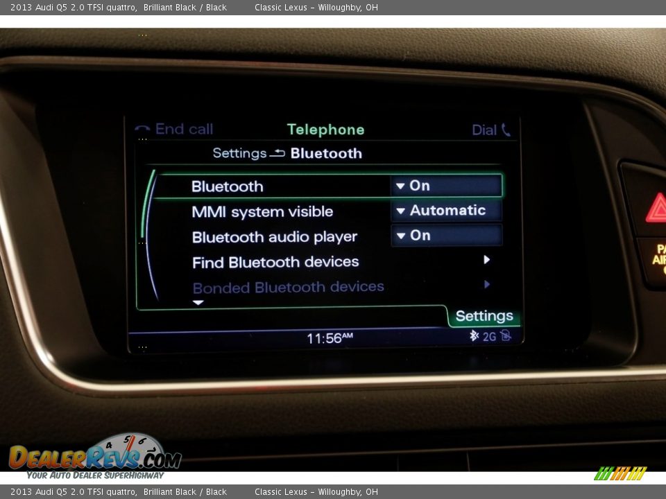 2013 Audi Q5 2.0 TFSI quattro Brilliant Black / Black Photo #12