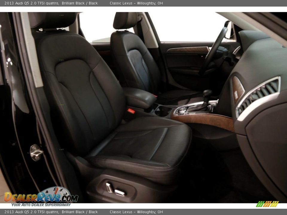 2013 Audi Q5 2.0 TFSI quattro Brilliant Black / Black Photo #16