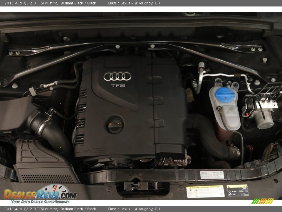 2013 Audi Q5 2.0 TFSI quattro Brilliant Black / Black Photo #21