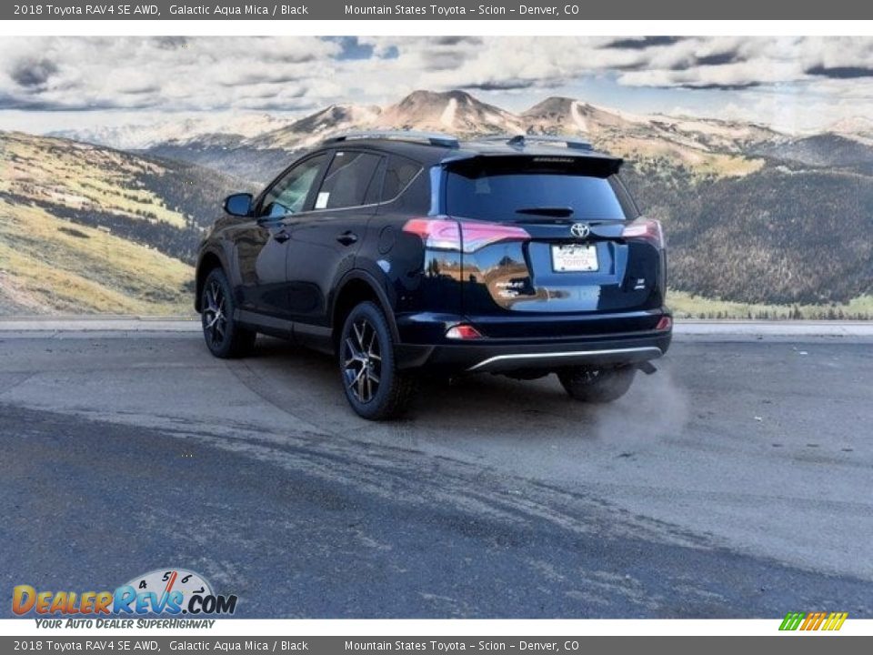 2018 Toyota RAV4 SE AWD Galactic Aqua Mica / Black Photo #3