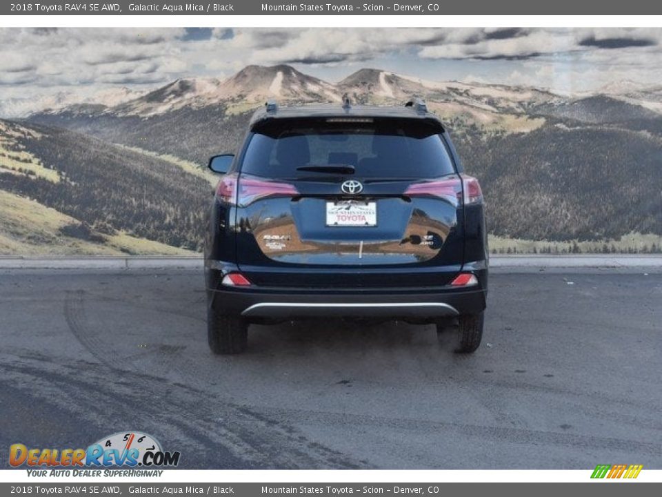 2018 Toyota RAV4 SE AWD Galactic Aqua Mica / Black Photo #4