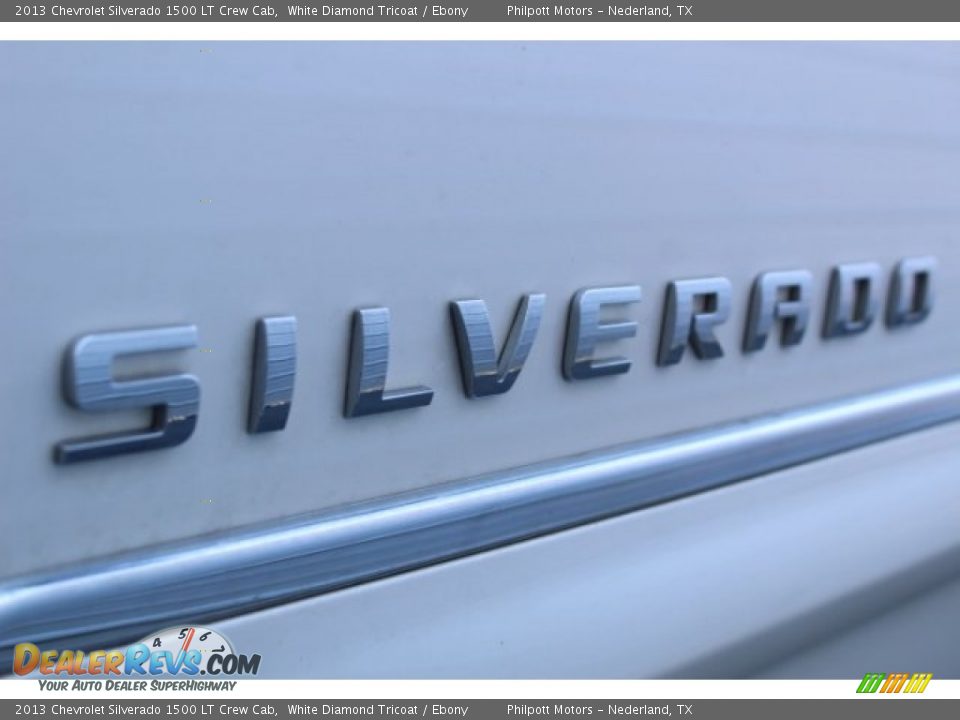 2013 Chevrolet Silverado 1500 LT Crew Cab White Diamond Tricoat / Ebony Photo #32