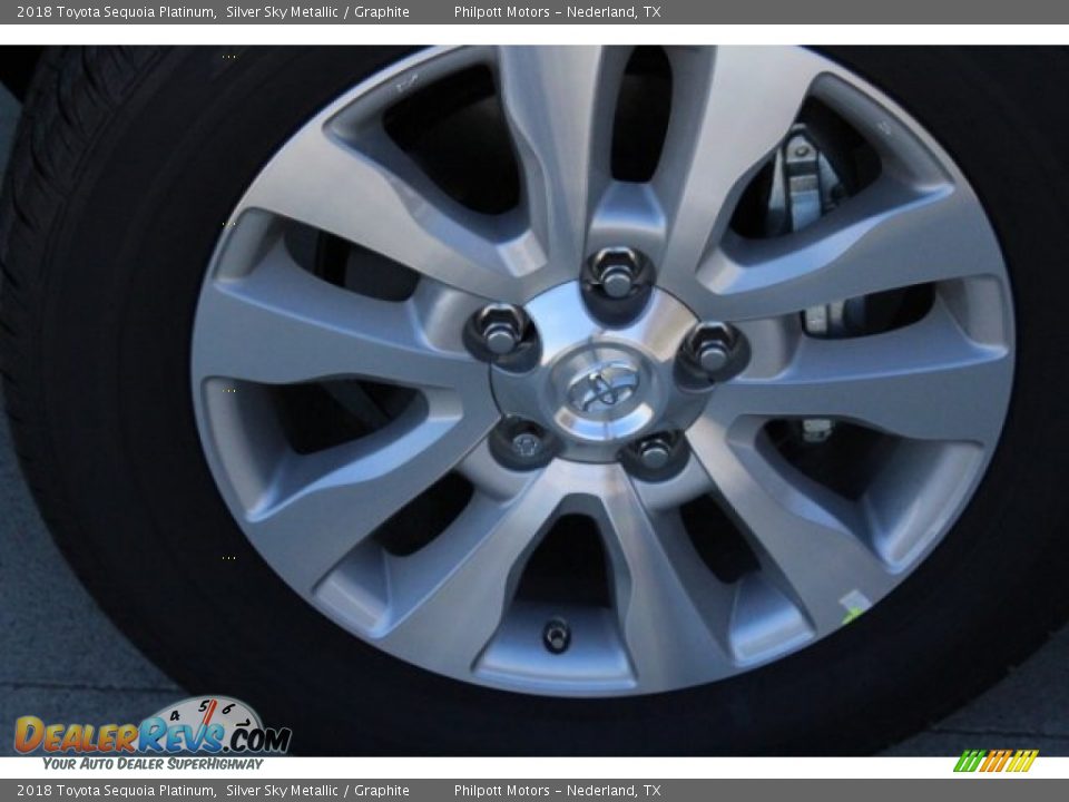 2018 Toyota Sequoia Platinum Silver Sky Metallic / Graphite Photo #4