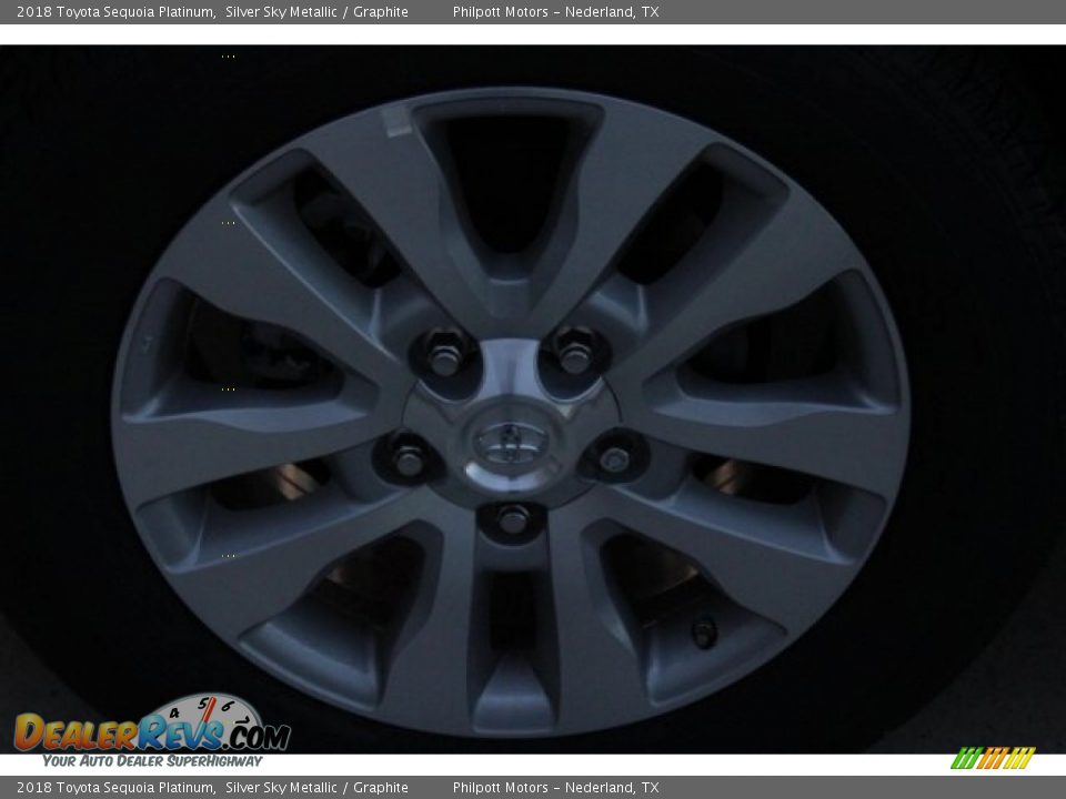 2018 Toyota Sequoia Platinum Silver Sky Metallic / Graphite Photo #9