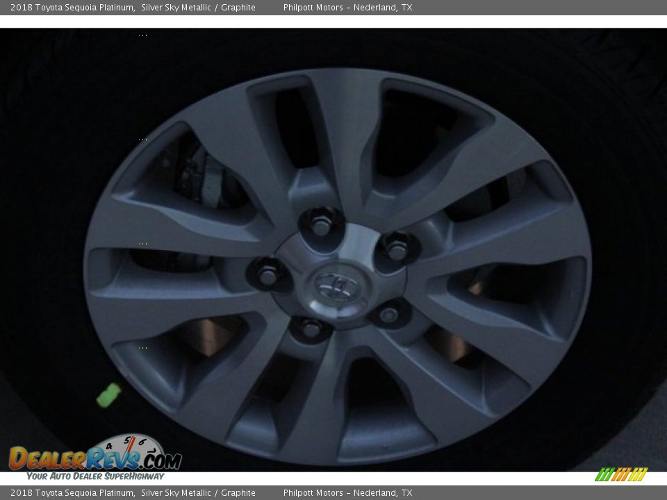 2018 Toyota Sequoia Platinum Silver Sky Metallic / Graphite Photo #10