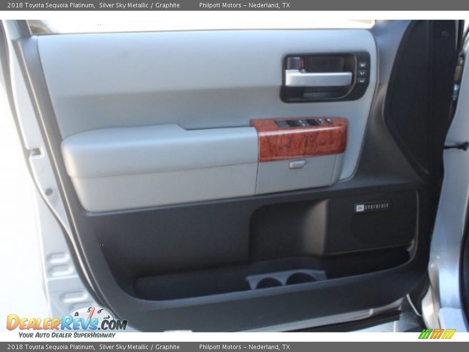 2018 Toyota Sequoia Platinum Silver Sky Metallic / Graphite Photo #12