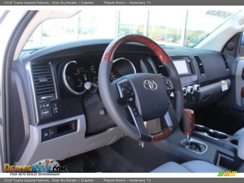 2018 Toyota Sequoia Platinum Silver Sky Metallic / Graphite Photo #13