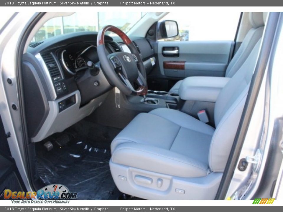 2018 Toyota Sequoia Platinum Silver Sky Metallic / Graphite Photo #14