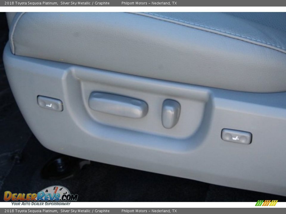 2018 Toyota Sequoia Platinum Silver Sky Metallic / Graphite Photo #15