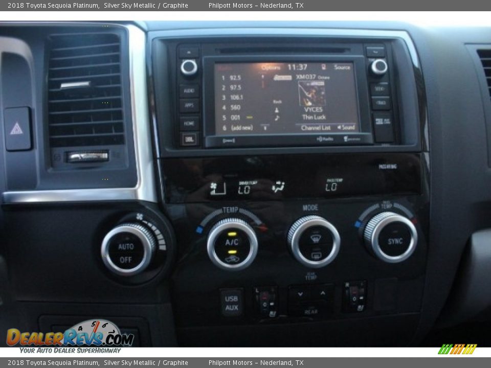 2018 Toyota Sequoia Platinum Silver Sky Metallic / Graphite Photo #19
