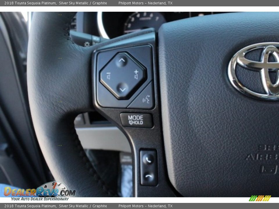 2018 Toyota Sequoia Platinum Silver Sky Metallic / Graphite Photo #21