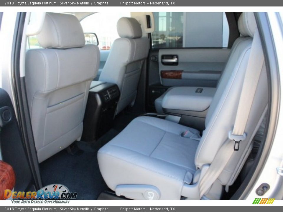 2018 Toyota Sequoia Platinum Silver Sky Metallic / Graphite Photo #26