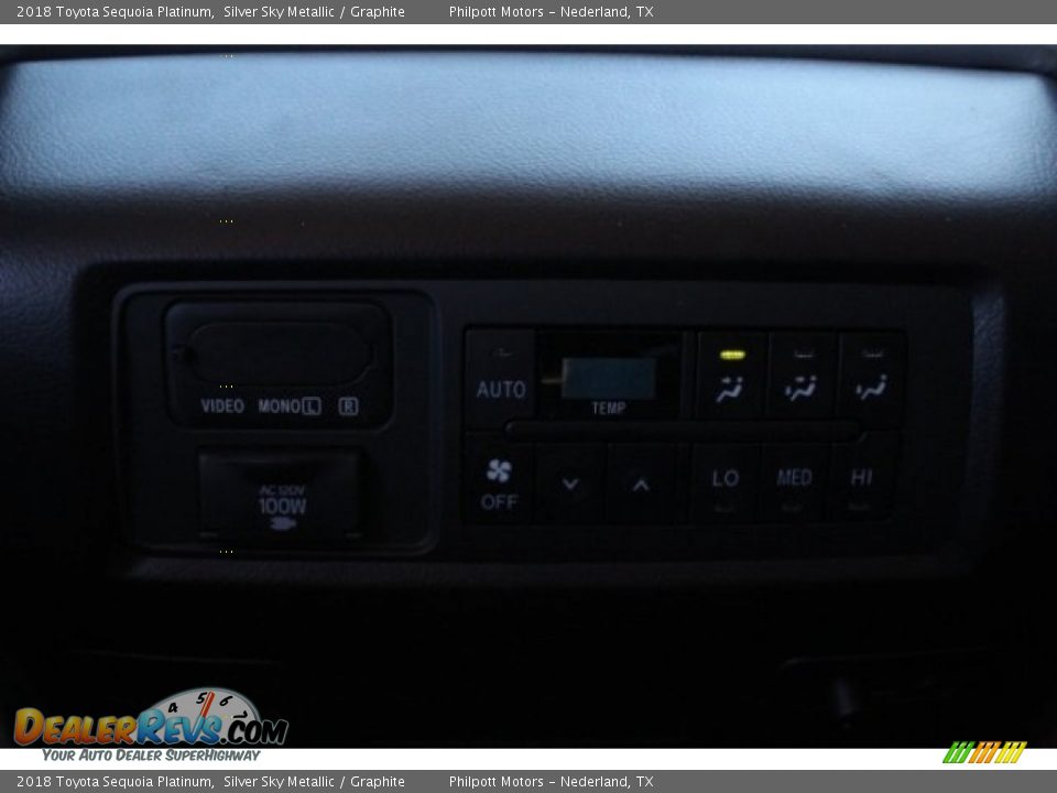 2018 Toyota Sequoia Platinum Silver Sky Metallic / Graphite Photo #31