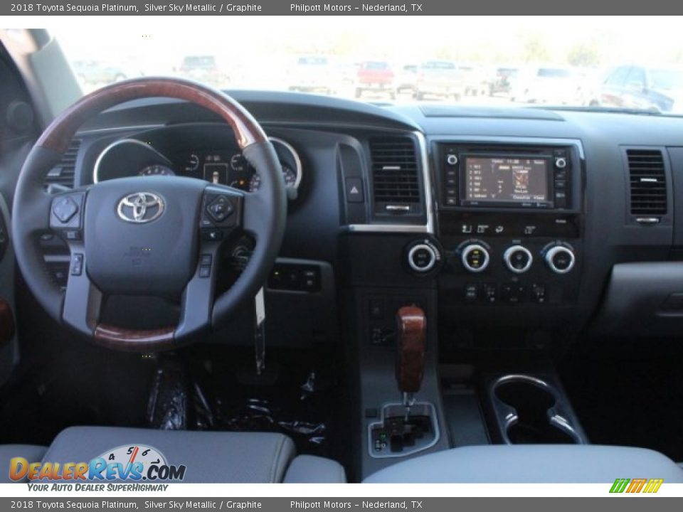 2018 Toyota Sequoia Platinum Silver Sky Metallic / Graphite Photo #32