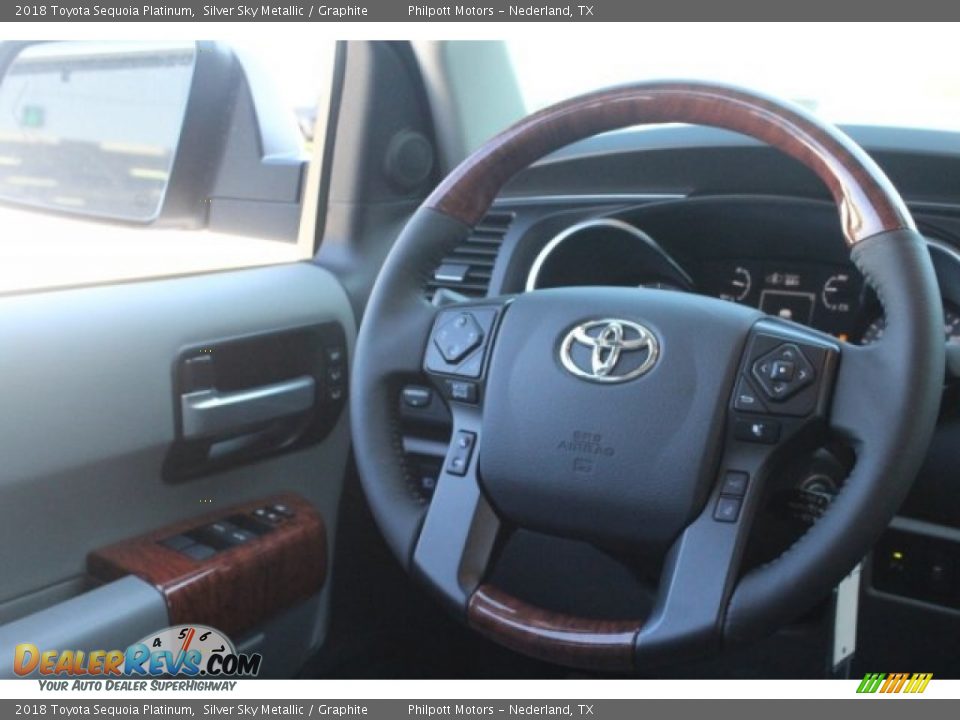 2018 Toyota Sequoia Platinum Silver Sky Metallic / Graphite Photo #33