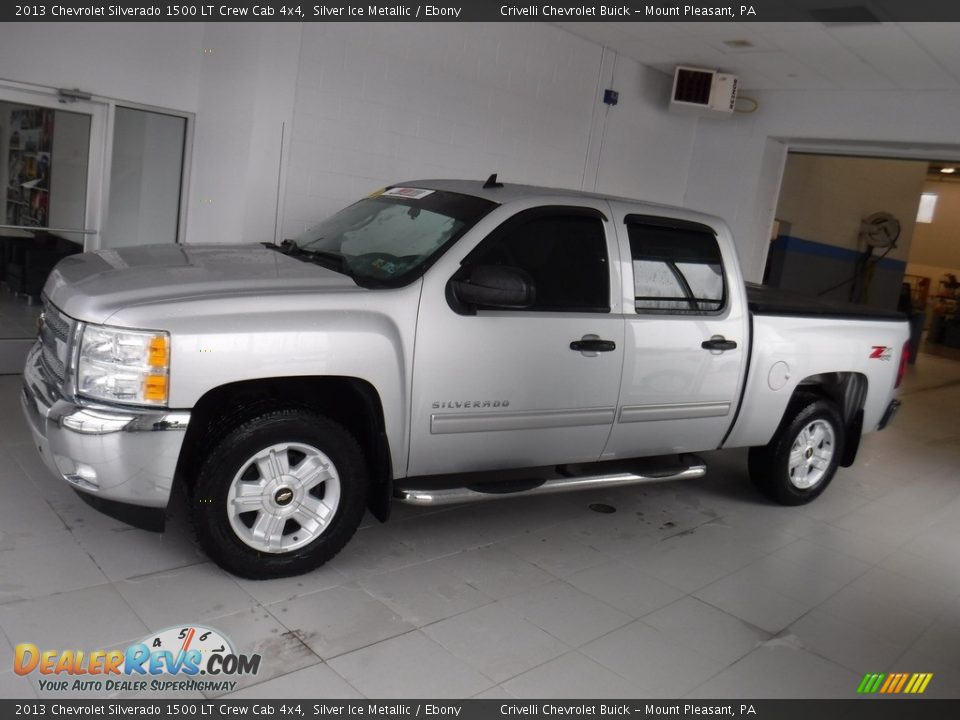 2013 Chevrolet Silverado 1500 LT Crew Cab 4x4 Silver Ice Metallic / Ebony Photo #2